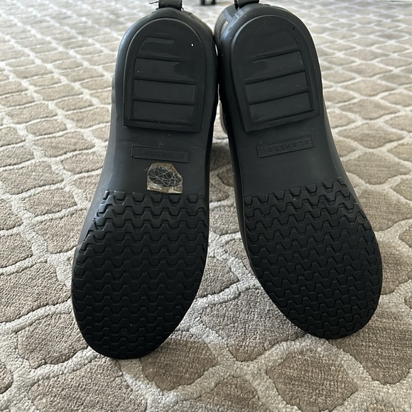 Burberry Clemence Charcoal Check Pattern Rain Boots - Picture 7 of 7